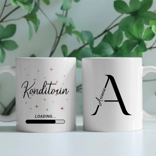 Personalisierte Tasse Mit Namen Zukünftige Konditorin Geschenk