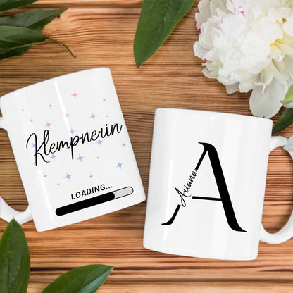 Personalisierte Tasse Zukünftige Klempnerin loading Geschenk