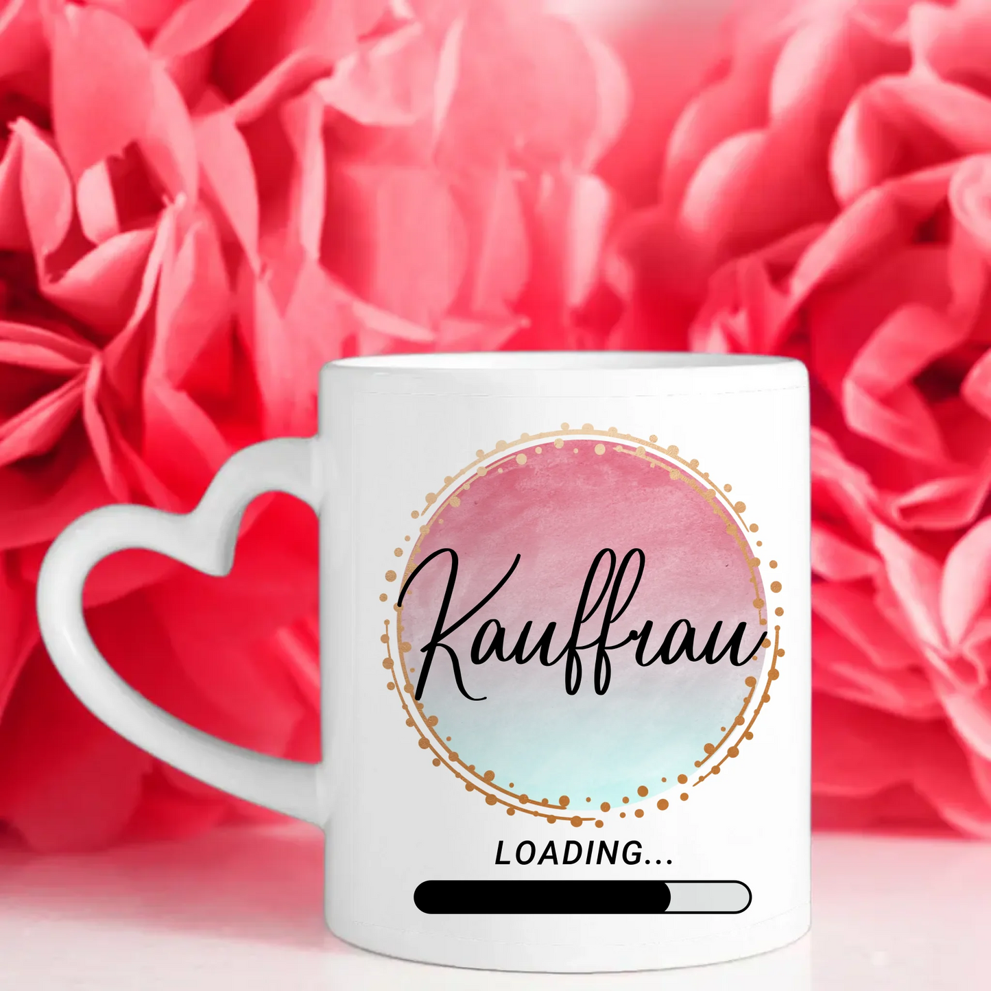 Personalisierte Kaffeetasse Zukünftige Kauffrau Geschenk