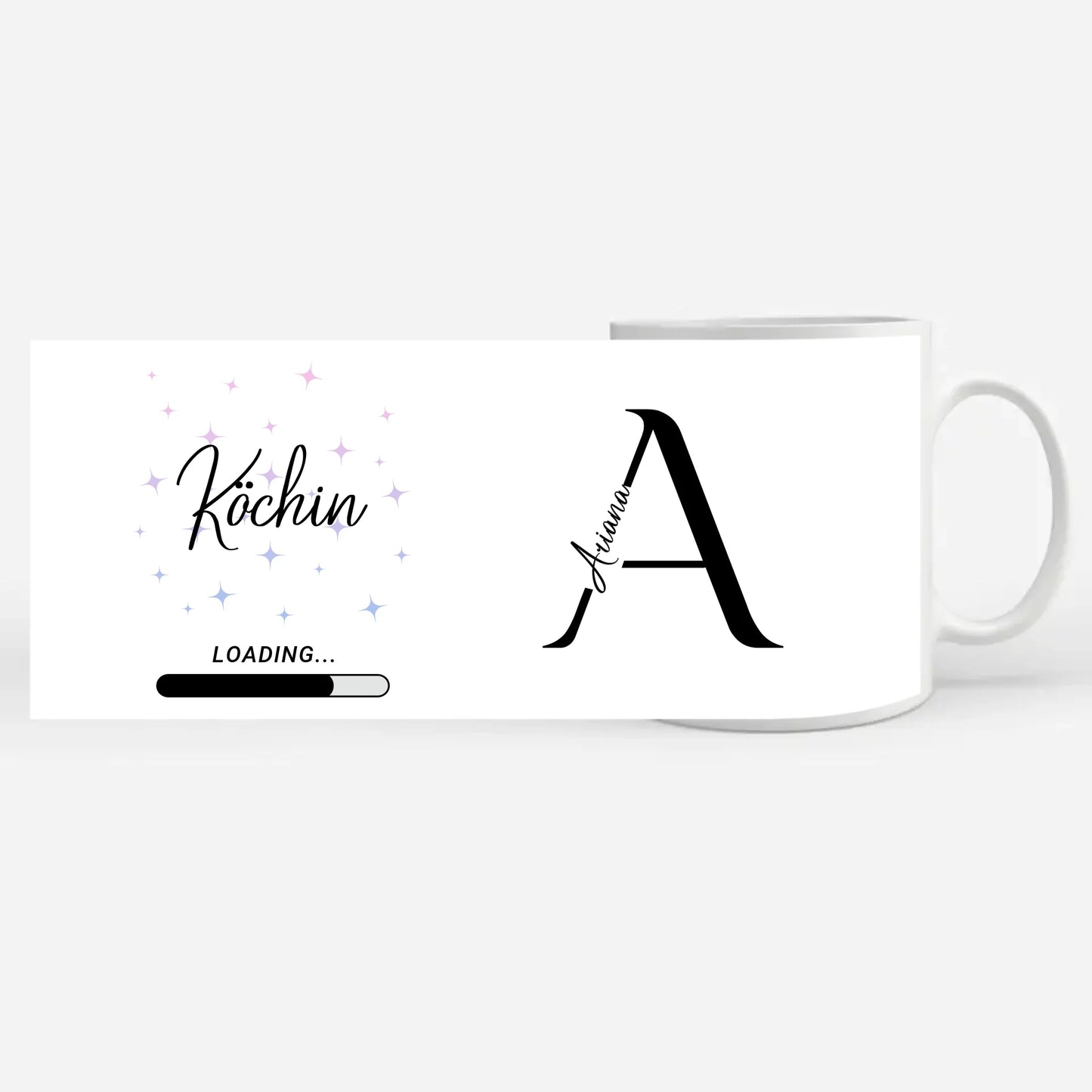 Personalisierter Kaffeebecher Zukünftige Köchin Geschenk