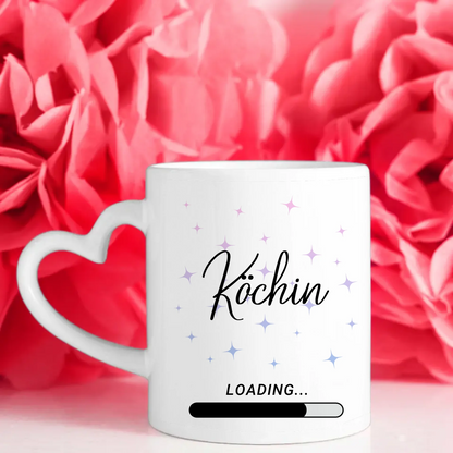 Personalisierter Kaffeebecher Zukünftige Köchin Geschenk