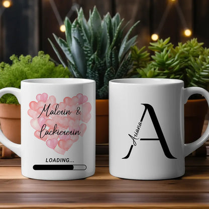 Tasse Mit Name Zukünftige Malerin Lackiererin loading Geschenk
