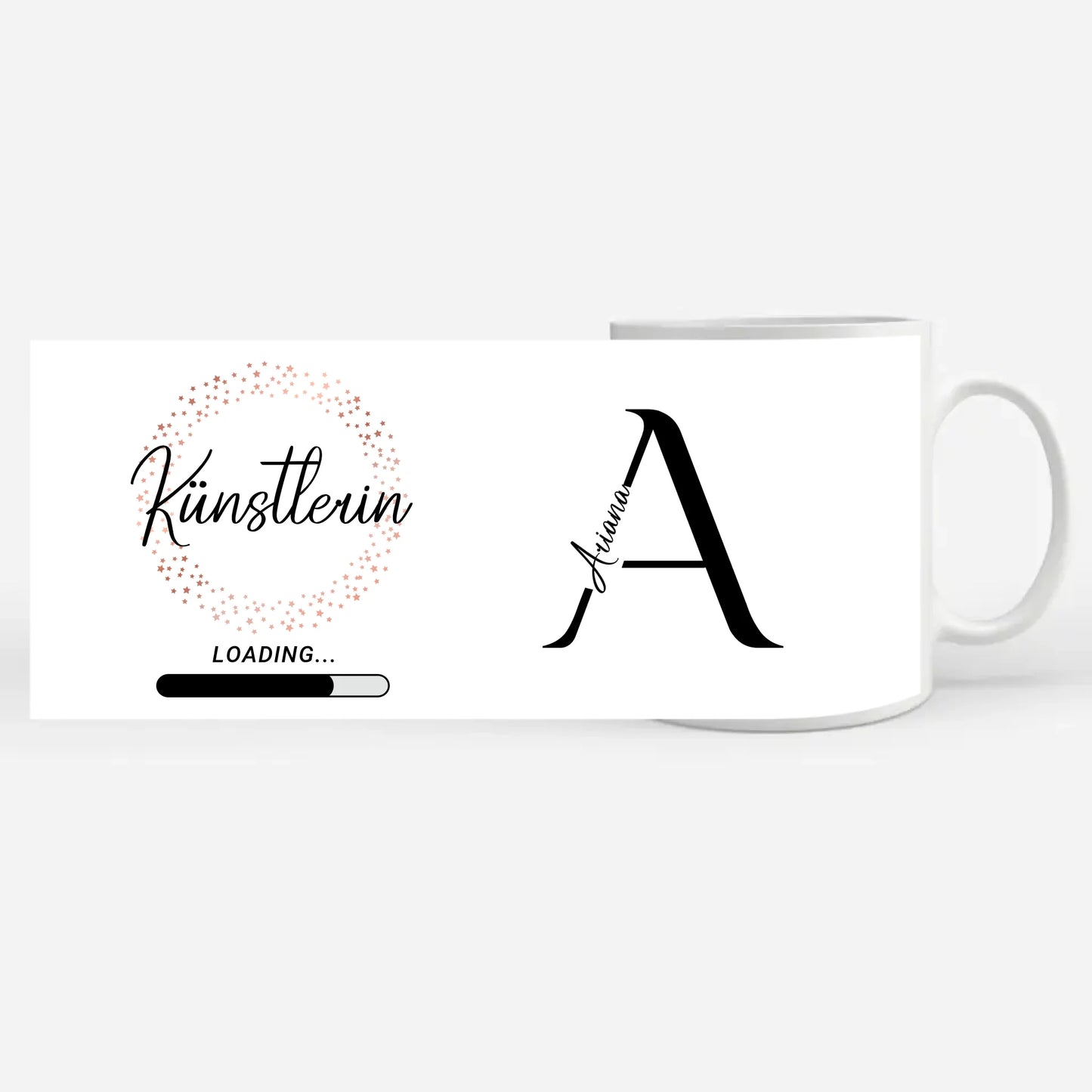 Personalisierte Tasse Zukünftige Künstlerin loading Geschenk