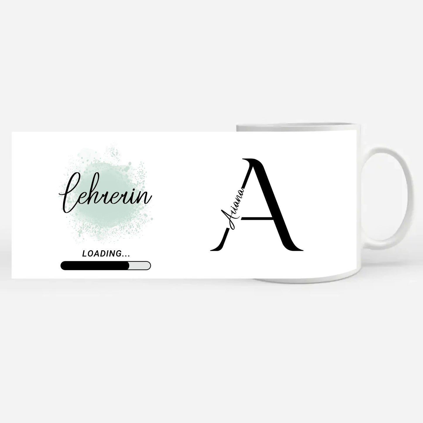 Personalisierte Tasse Zukünftige Lehrerin loading Geschenk