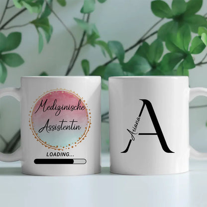 Personalisierte Kaffeetasse Zukünftige Medizinische Assistentin Geschenk