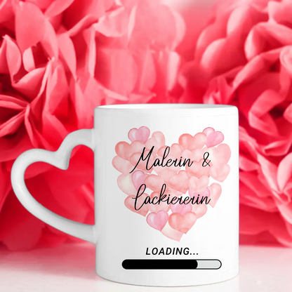 Tasse Mit Name Zukünftige Malerin Lackiererin loading Geschenk