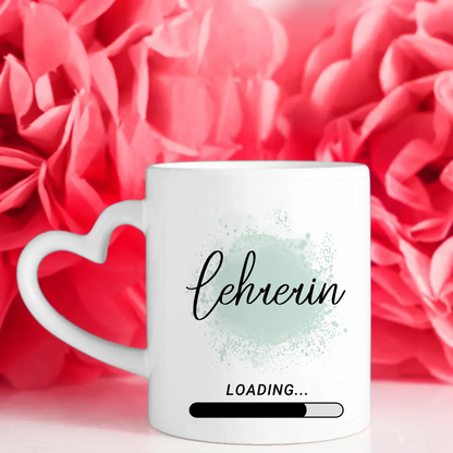 Personalisierte Tasse Zukünftige Lehrerin loading Geschenk