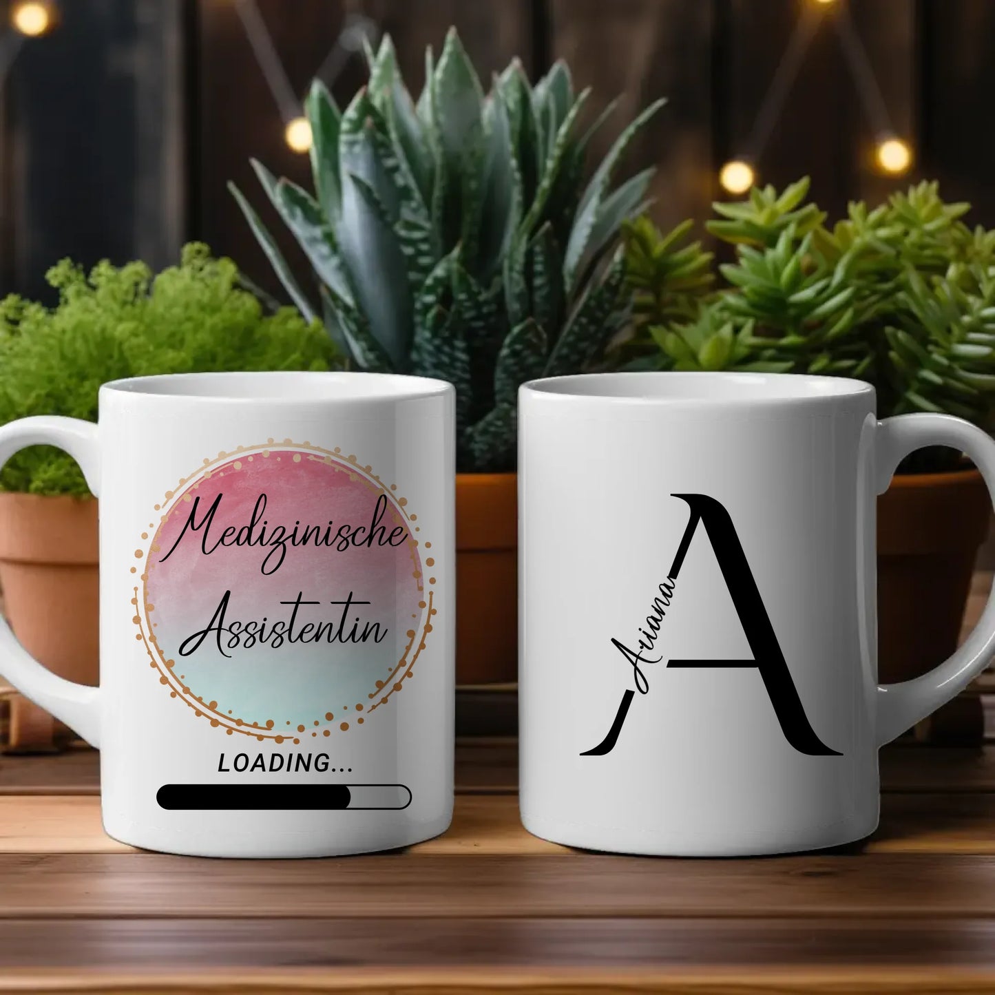 Personalisierte Kaffeetasse Zukünftige Medizinische Assistentin Geschenk
