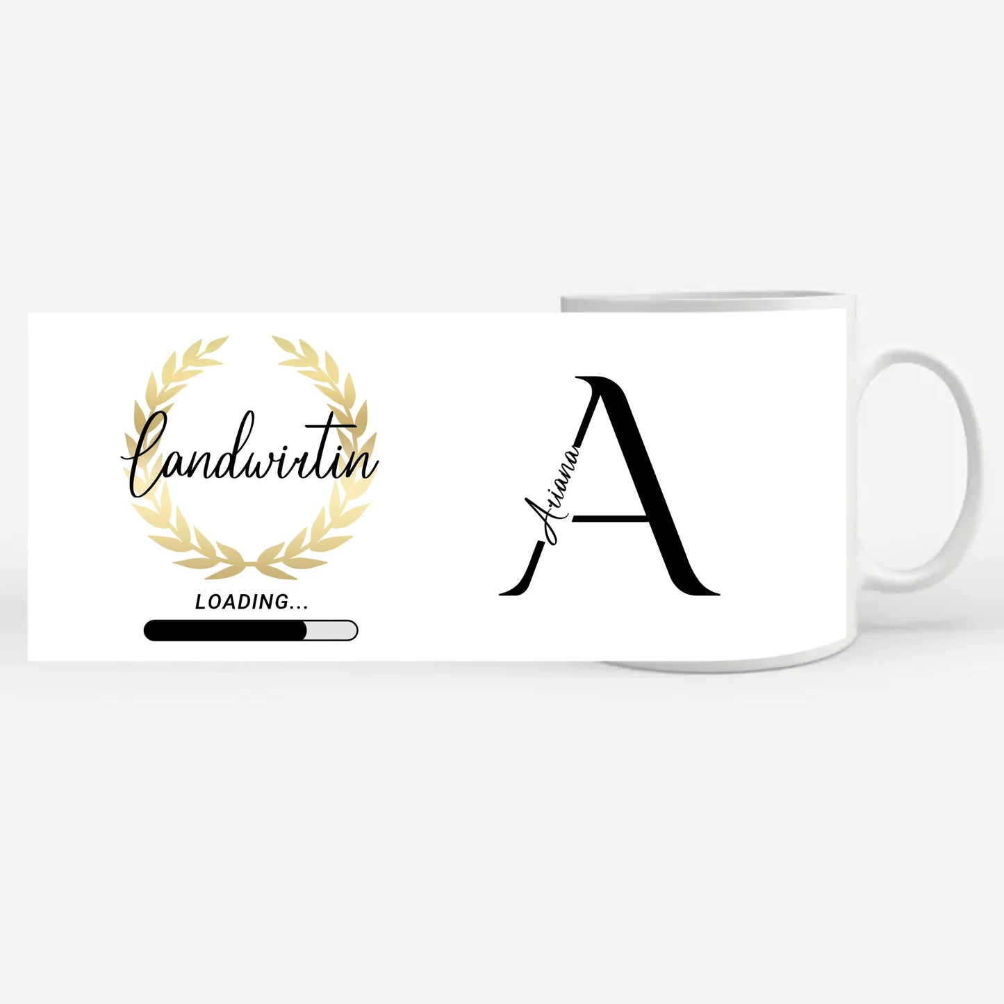 Personalisierte Tasse Zukünftige Landwirtin loading Geschenk