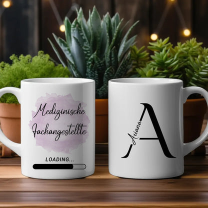 Personalisierte Tasse Zukünftige Medizinische Fachangestellte Geschenk