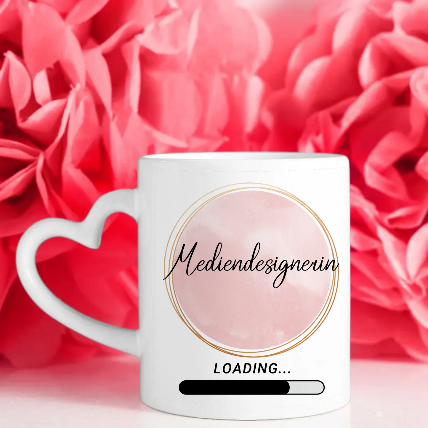 Personalisierte Kaffeetasse Zukünftige Mediendesignerin Geschenk