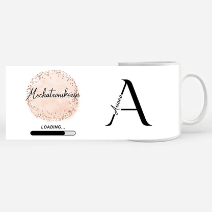 Personalisierte Tasse Mit Namen Zukünftige Mechatronikerin Geschenk
