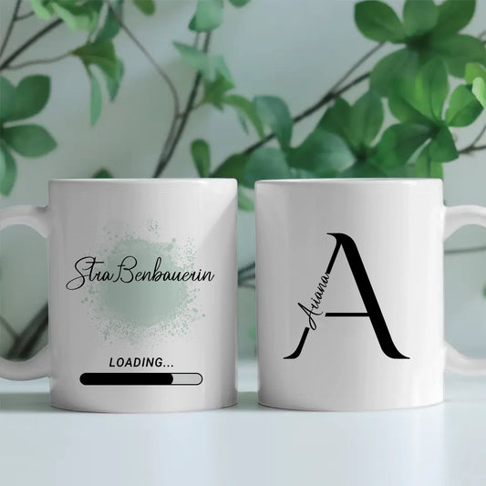 Personalisierte Tasse Mit Namen Zukünftige Straßenbauerin Geschenk