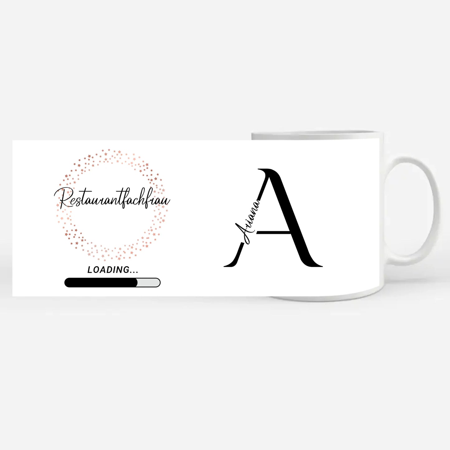 Personalisierter Kaffeebecher Zukünftige Restaurantfachfrau Geschenk