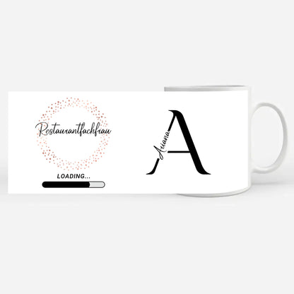Personalisierter Kaffeebecher Zukünftige Restaurantfachfrau Geschenk