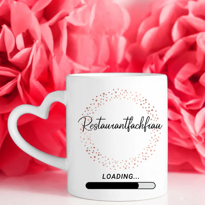 Personalisierter Kaffeebecher Zukünftige Restaurantfachfrau Geschenk