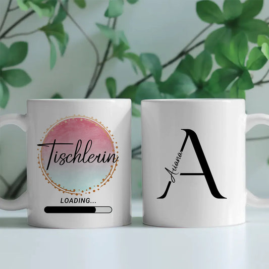 Personalisierte Tasse Zukünftige Tischlerin Geschenk Idee