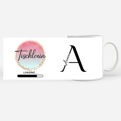 Personalisierte Tasse Zukünftige Tischlerin Geschenk Idee
