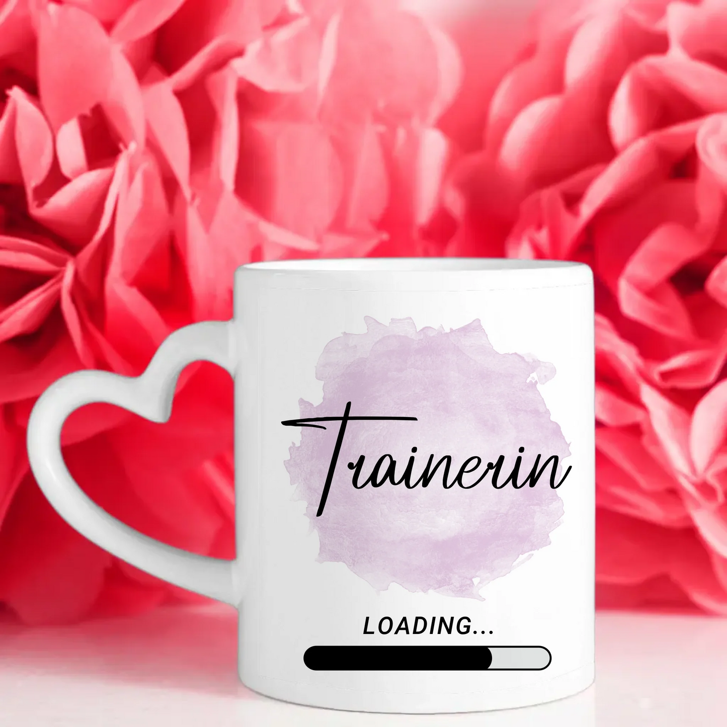 Personalisierte Tasse Zukünftige Trainerin loading Geschenk