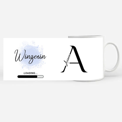 Personalisierte Tasse Zukünftige Winzerin loading Geschenk