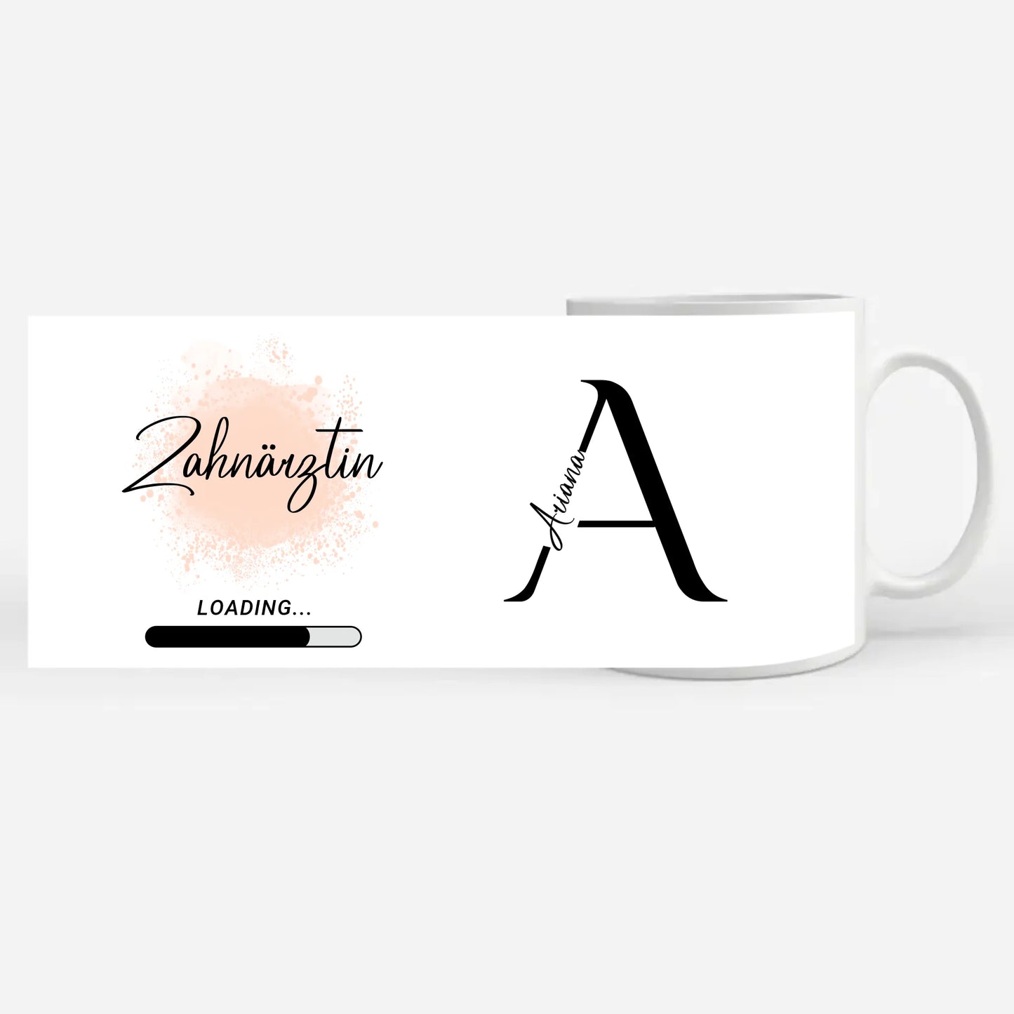 Personalisierte Tasse Zukünftige Zahnärztin loading Geschenk