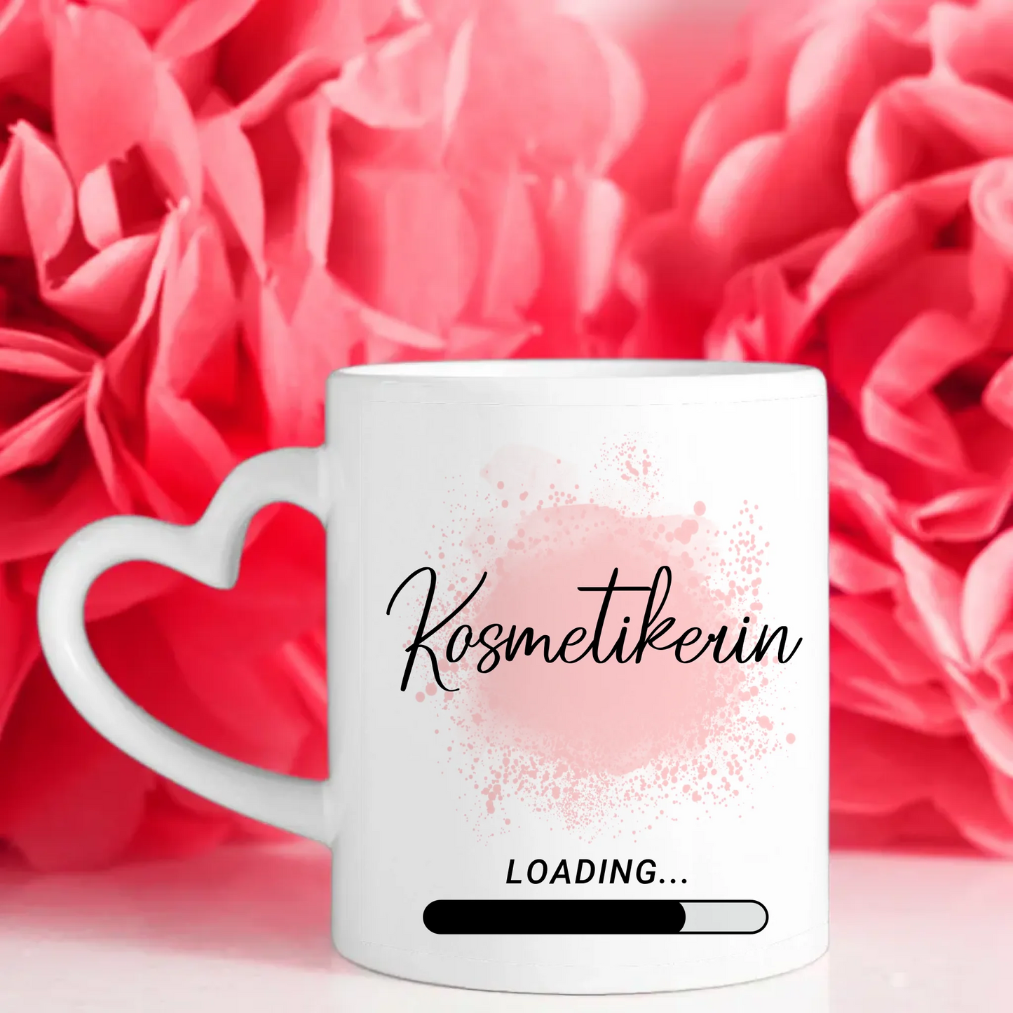 Personalisierter Kaffeebecher für zukünftige Kosmetikerin Geschenk