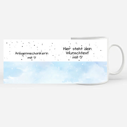 Tasse Mit Name für Anlagenmechanikerin mit Herz Geschenk