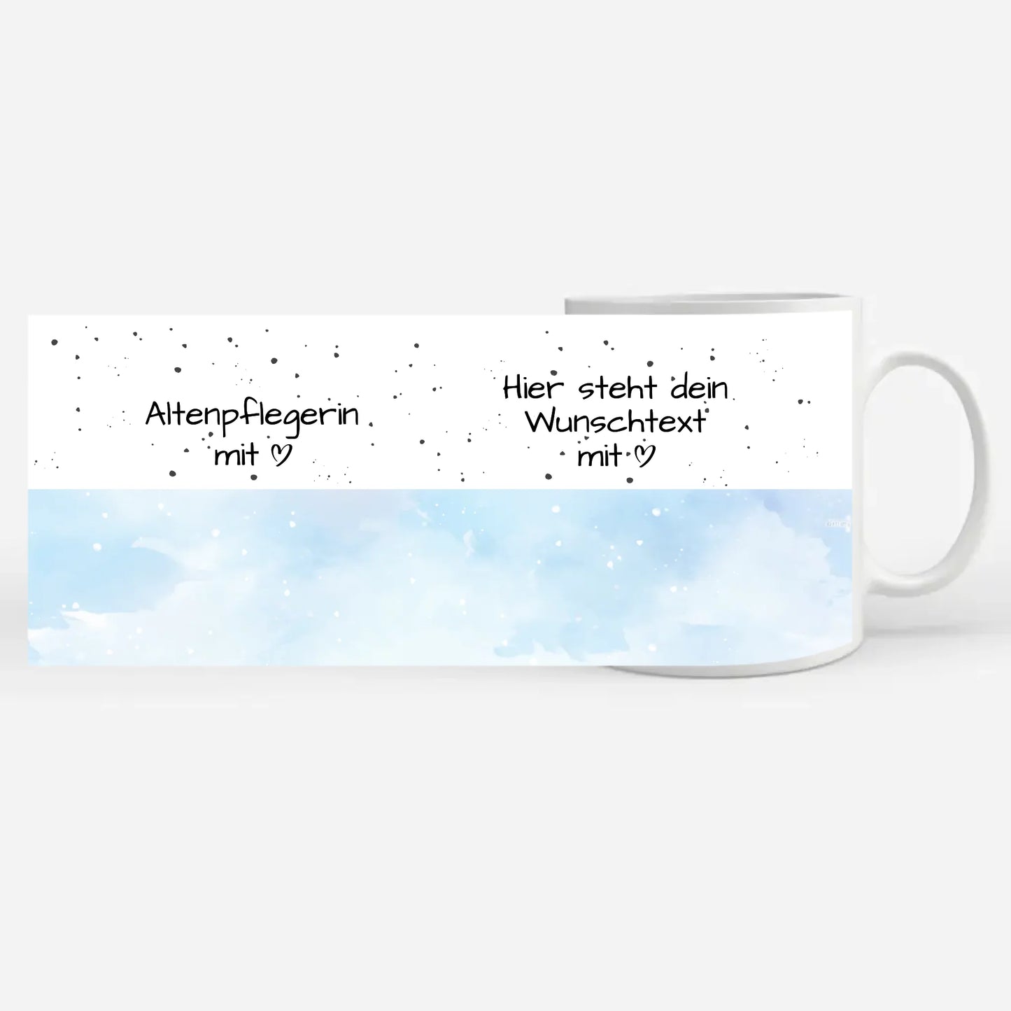 Personalisierte Tasse Mit Namen Altenpflegerin mit Herz Geschenk