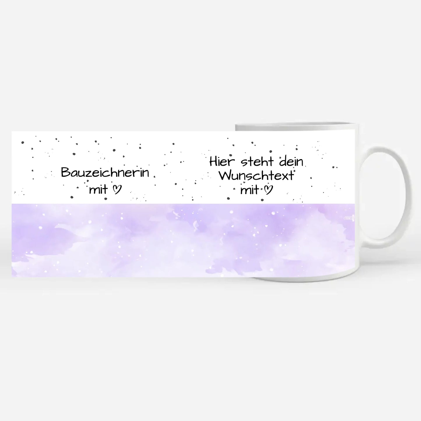 Tasse Mit Name Bauzeichnerin mit Herz Geschenk für Sie