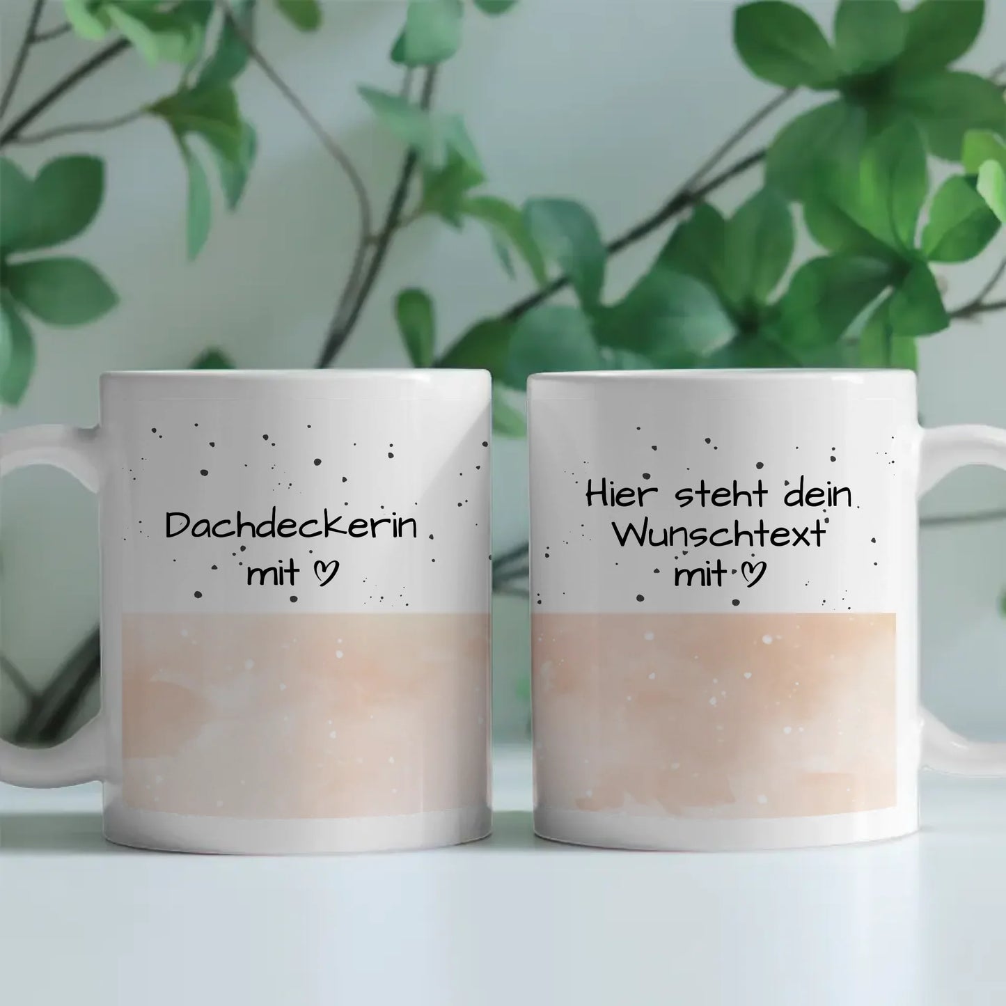 Personalisierte Tasse Mit Spruch Dachdeckerin mit Herz Geschenk