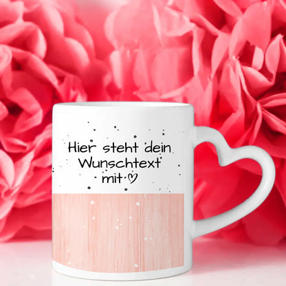 Personalisierte Tasse Bankkauffrau mit Herz Geschenkidee