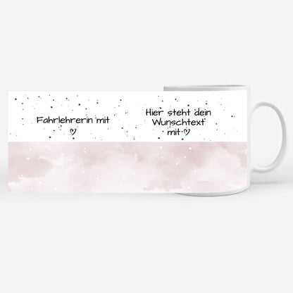 Tasse Mit Name für Fahrlehrerin mit Herz Geschenk