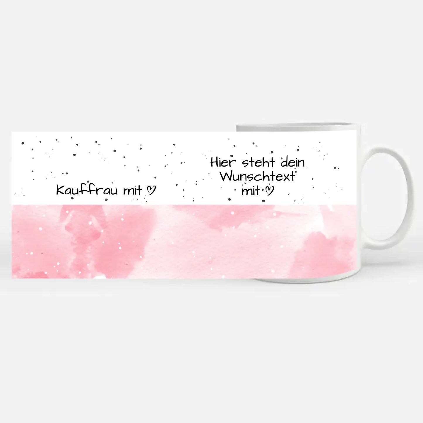 Personalisierte Tasse Mit Namen Kauffrau mit Herz Geschenk