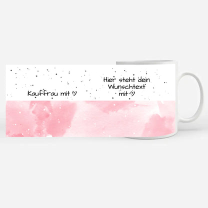 Personalisierte Tasse Mit Namen Kauffrau mit Herz Geschenk