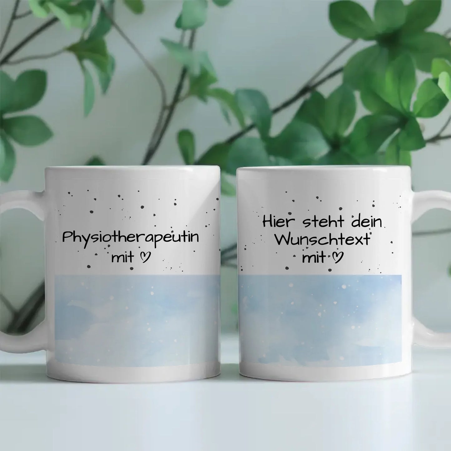 Kaffeebecher Personalisiert Physiotherapeutin mit Herz Geschenk