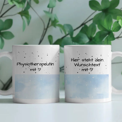 Kaffeebecher Personalisiert Physiotherapeutin mit Herz Geschenk