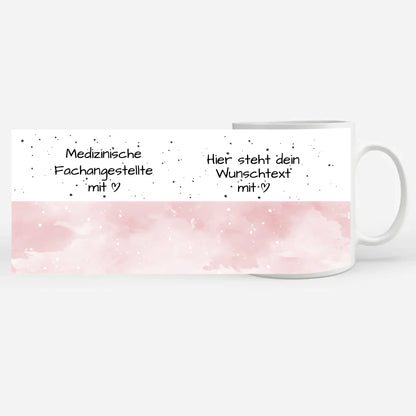 Personalisierter Kaffeebecher Medizinische Fachangestellte Geschenk