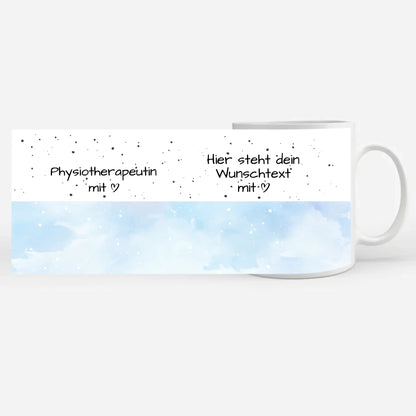 Kaffeebecher Personalisiert Physiotherapeutin mit Herz Geschenk