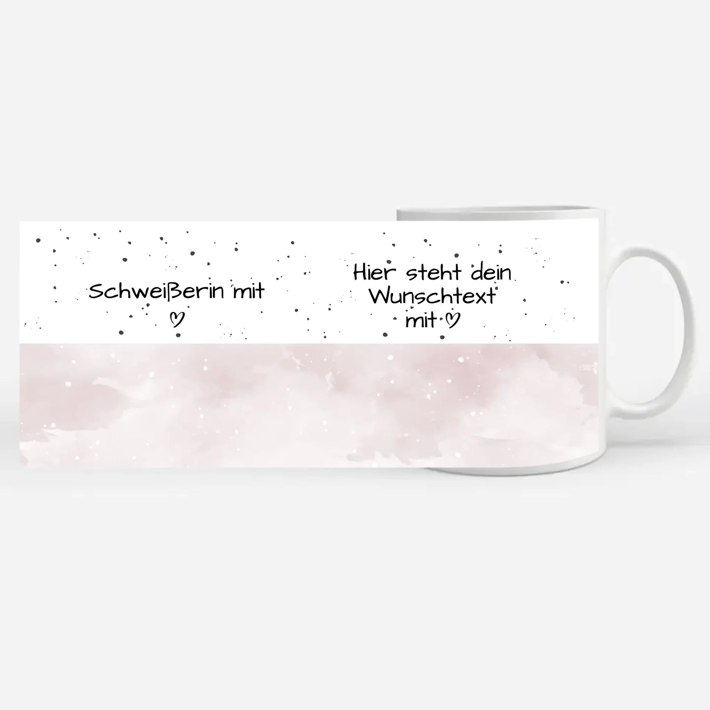 Personalisierte Tasse Schweißerin mit Herz Geschenk für Sie