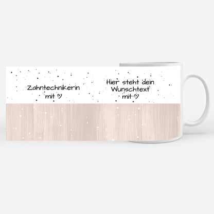 Tasse Mit Namen Und Spruch Zahntechnikerin mit Herz Geschenk