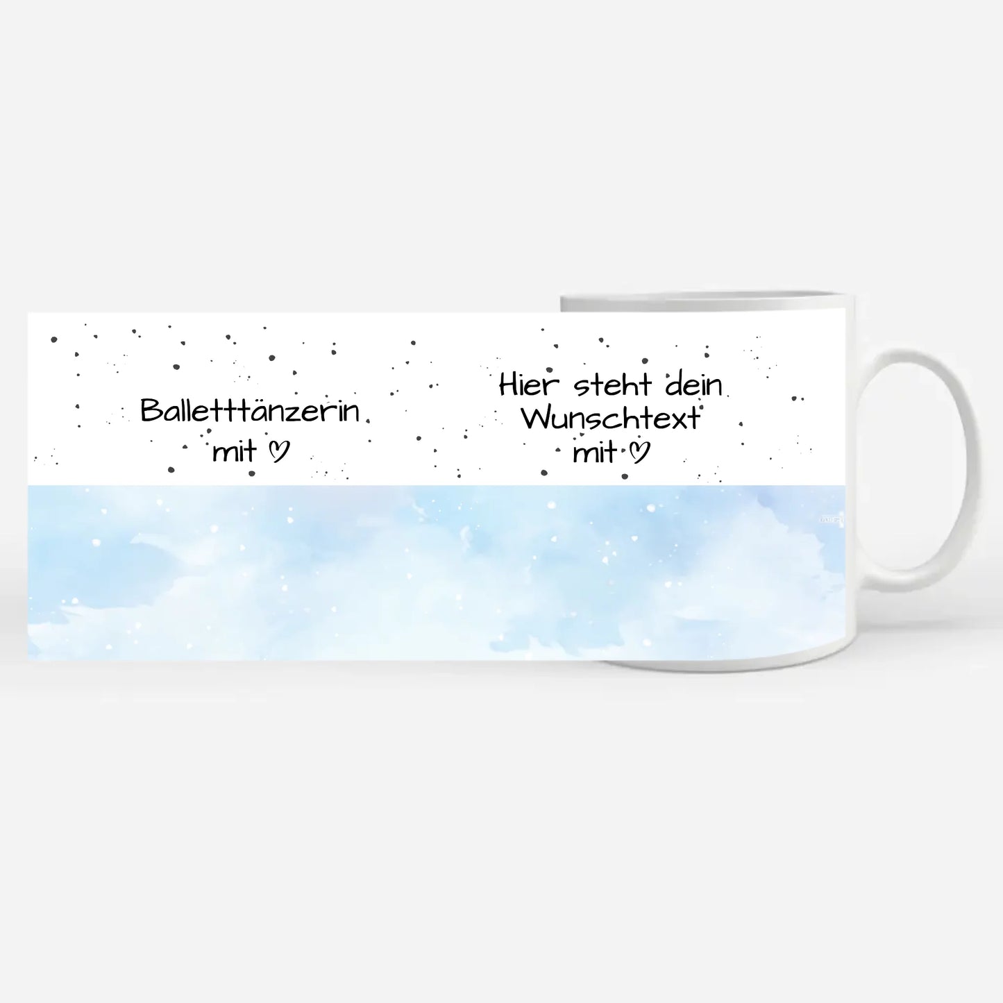 Personalisierte Tasse Mit Namen Balletttänzerin Herz Geschenk