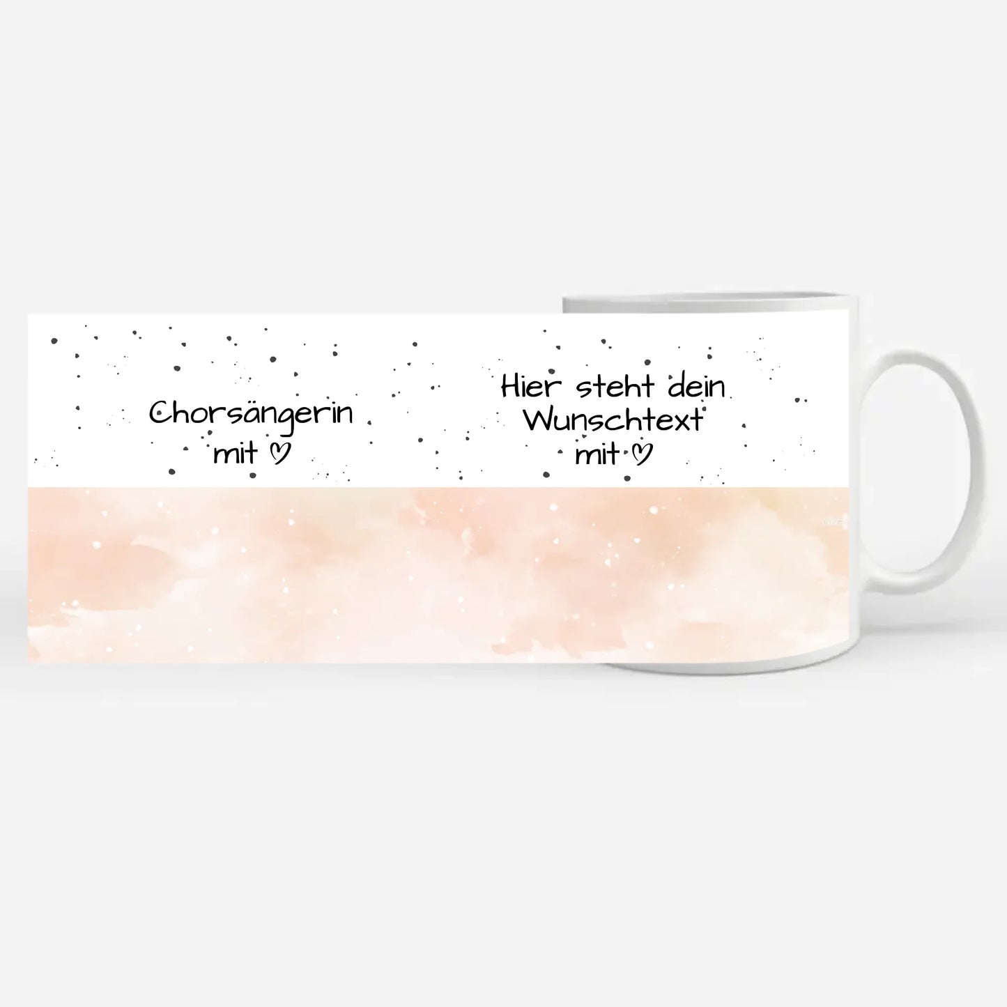 Tasse Mit Name Chorsängerin mit Herz Geschenk für Musikliebhaber