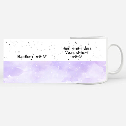 Personalisierte Tasse Mit Spruch Bastlerin mit Herz Geschenk