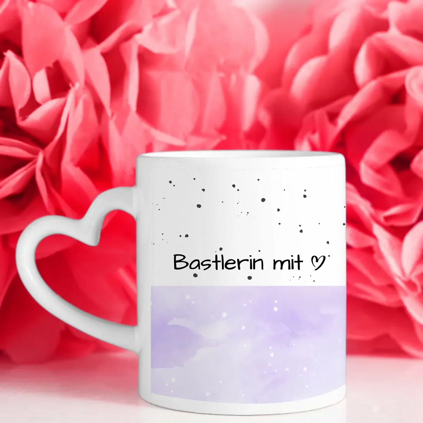 Personalisierte Tasse Mit Spruch Bastlerin mit Herz Geschenk