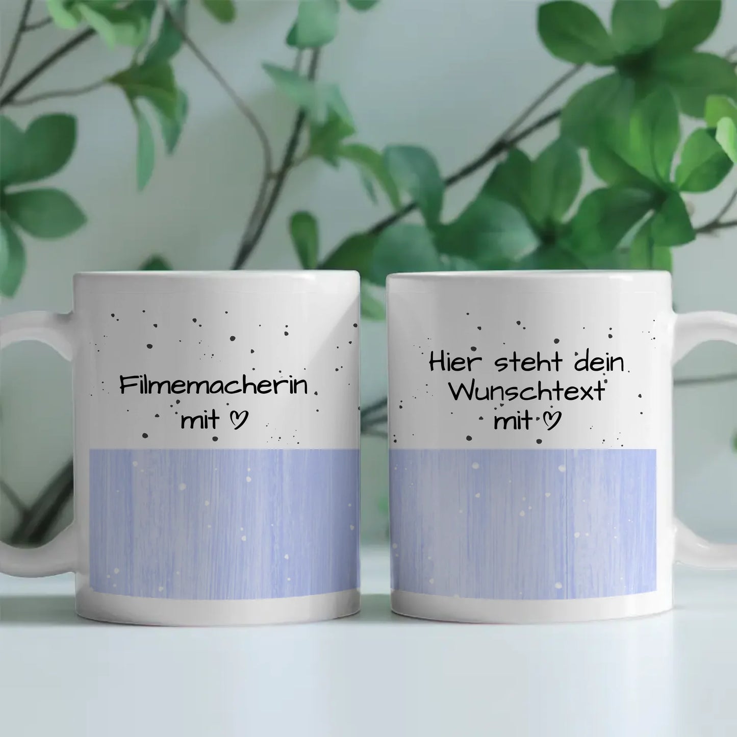 Personalisierte Tasse Mit Spruch Filmemacherin mit Herz Geschenk