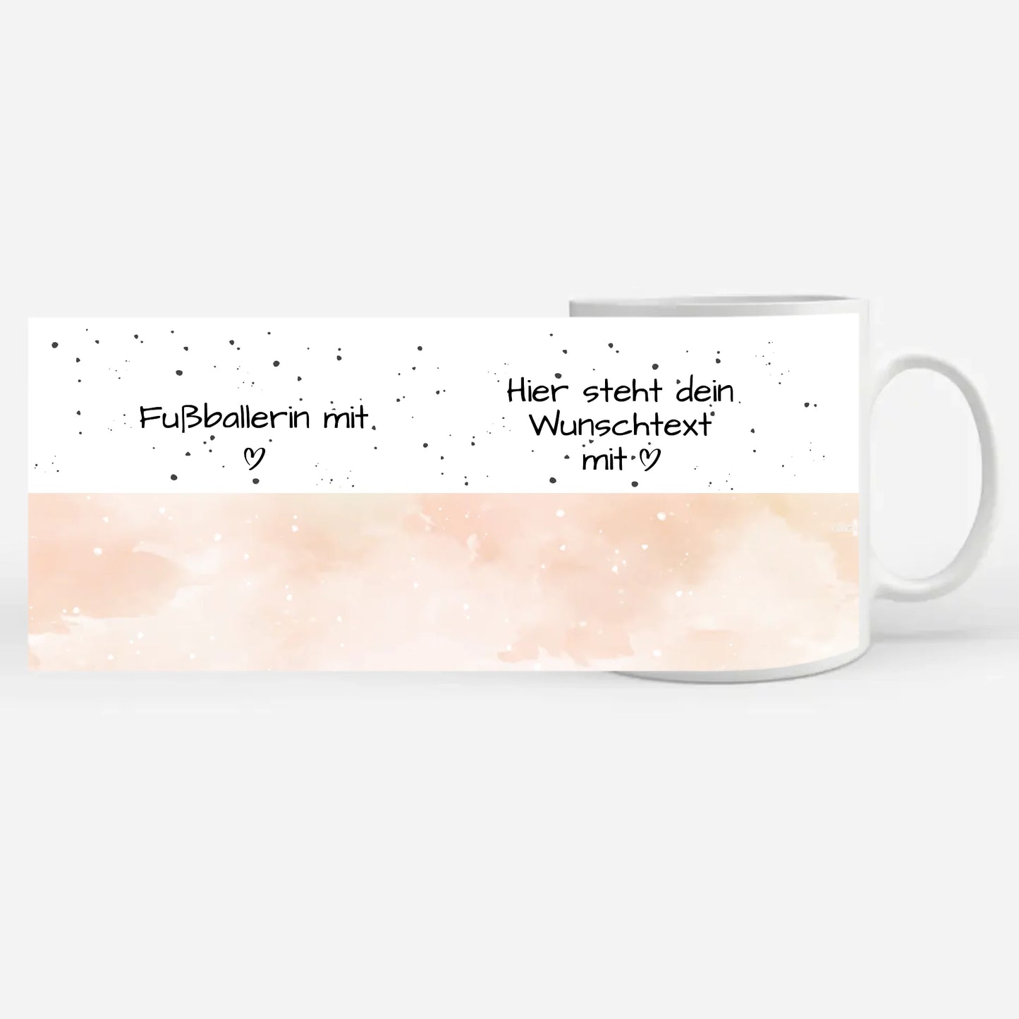 Personalisierte Tasse Mit Spruch Fußballerin mit Herz Geschenk