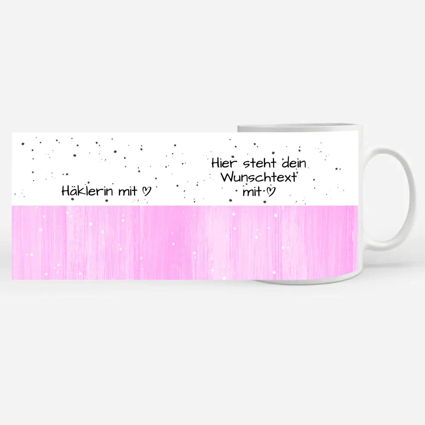 Personalisierte Tasse Mit Namen Häklerin mit Herz Geschenk
