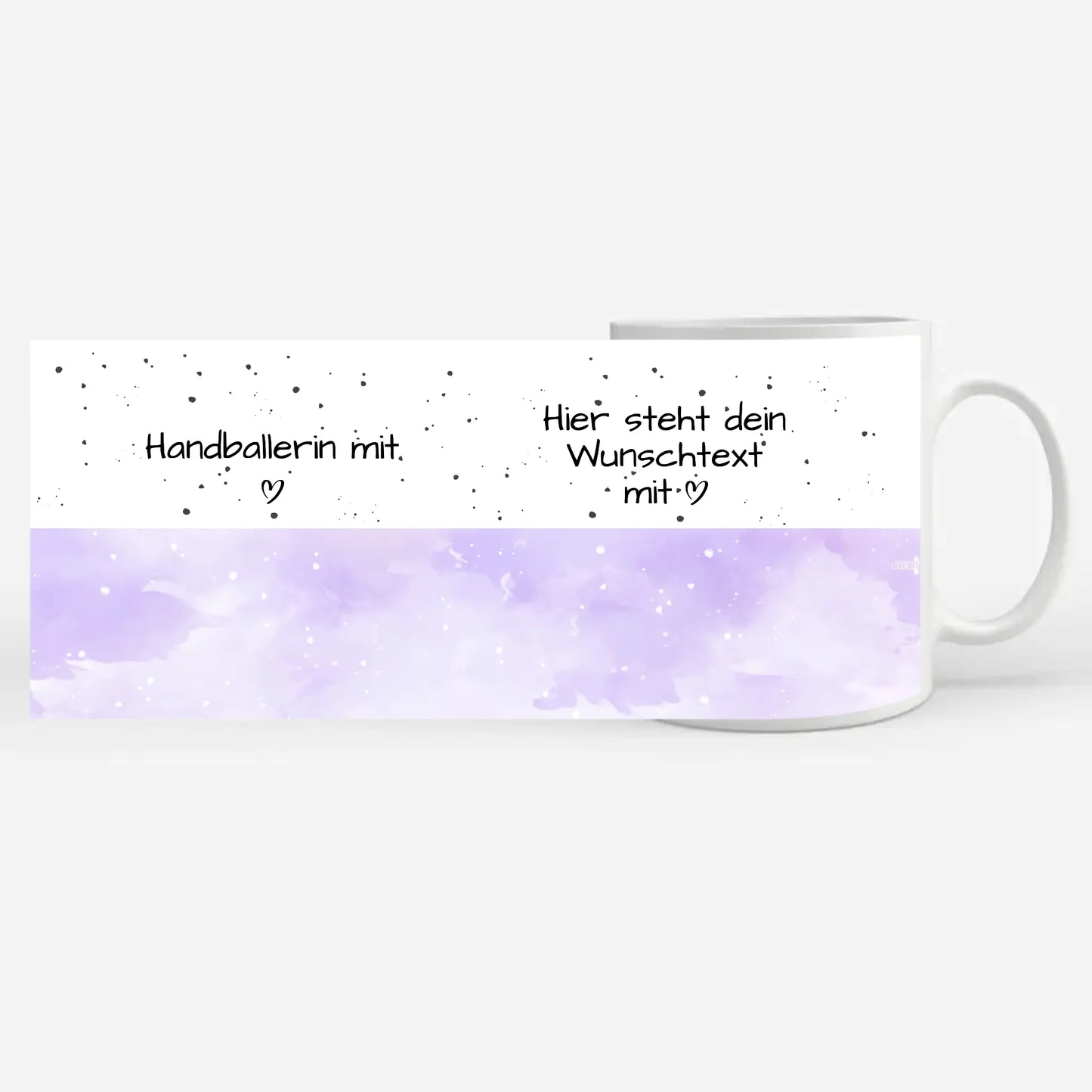Tasse Mit Namen Und Spruch Handballerin mit Herz Geschenk