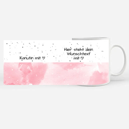 Personalisierte Tasse Mit Name Kanutin mit Herz Geschenk