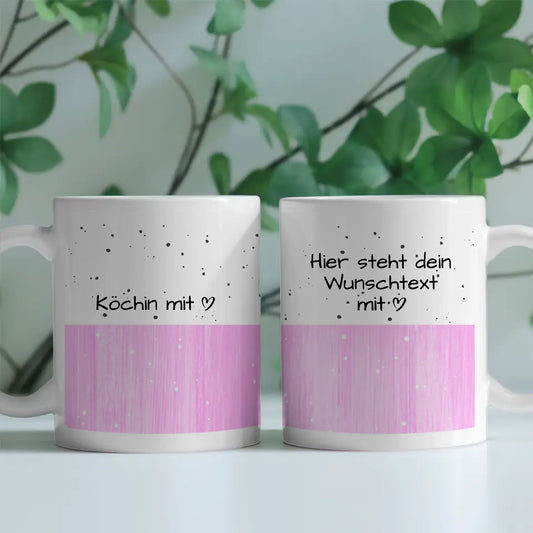 Tasse Mit Name für Köchin mit Herz als Geschenk